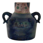 Robert et Jean Cloutier, vase anthropomorphe à visage féminin, vers 1958–1965