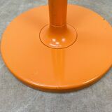 Coat rack 70's orange and chrome by Fase