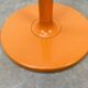 Coat rack 70's orange and chrome by Fase