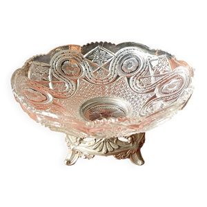 Plat en verre transparent