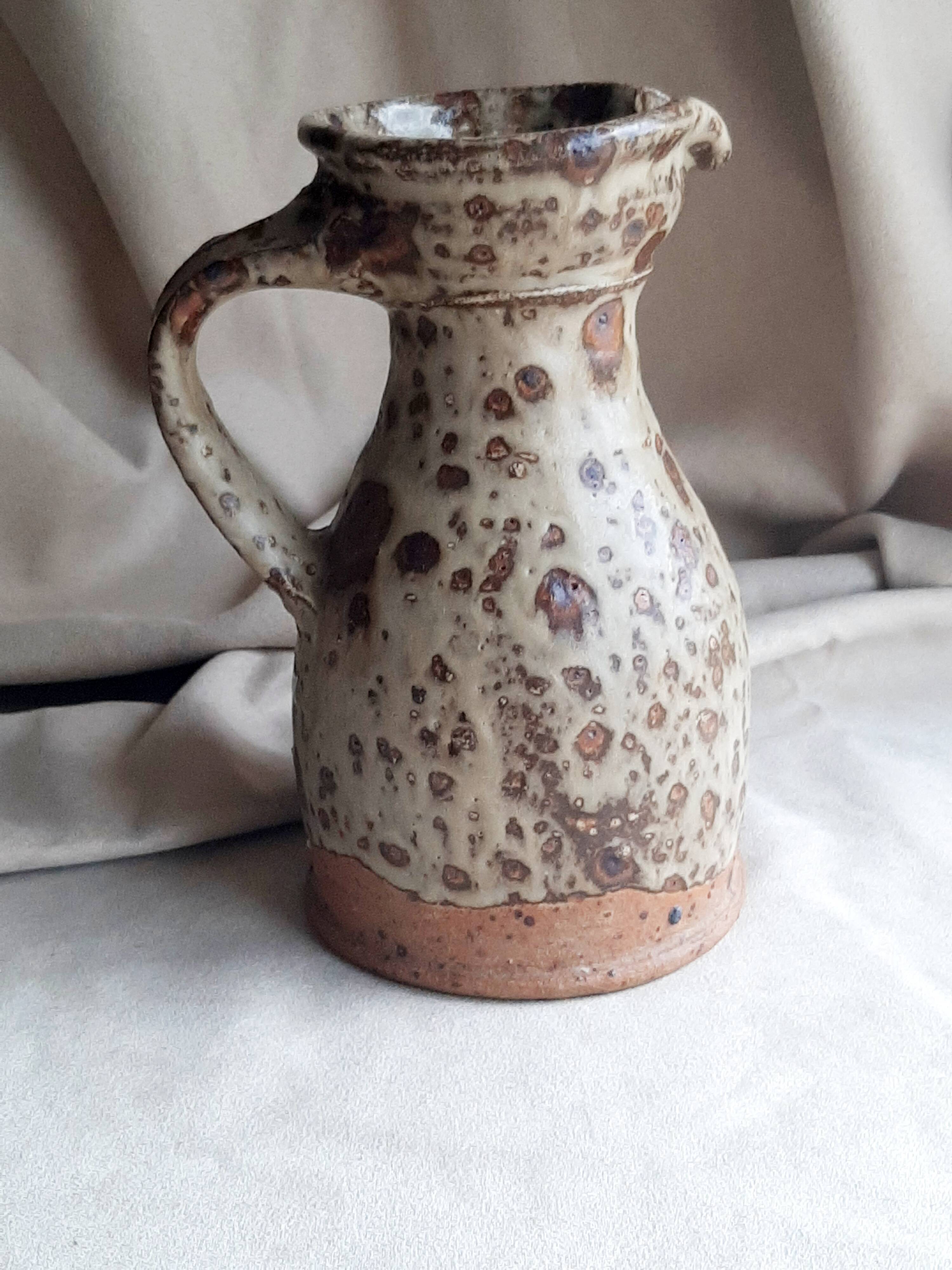 Pyrite stone pitcher Pierre Digan La Borne