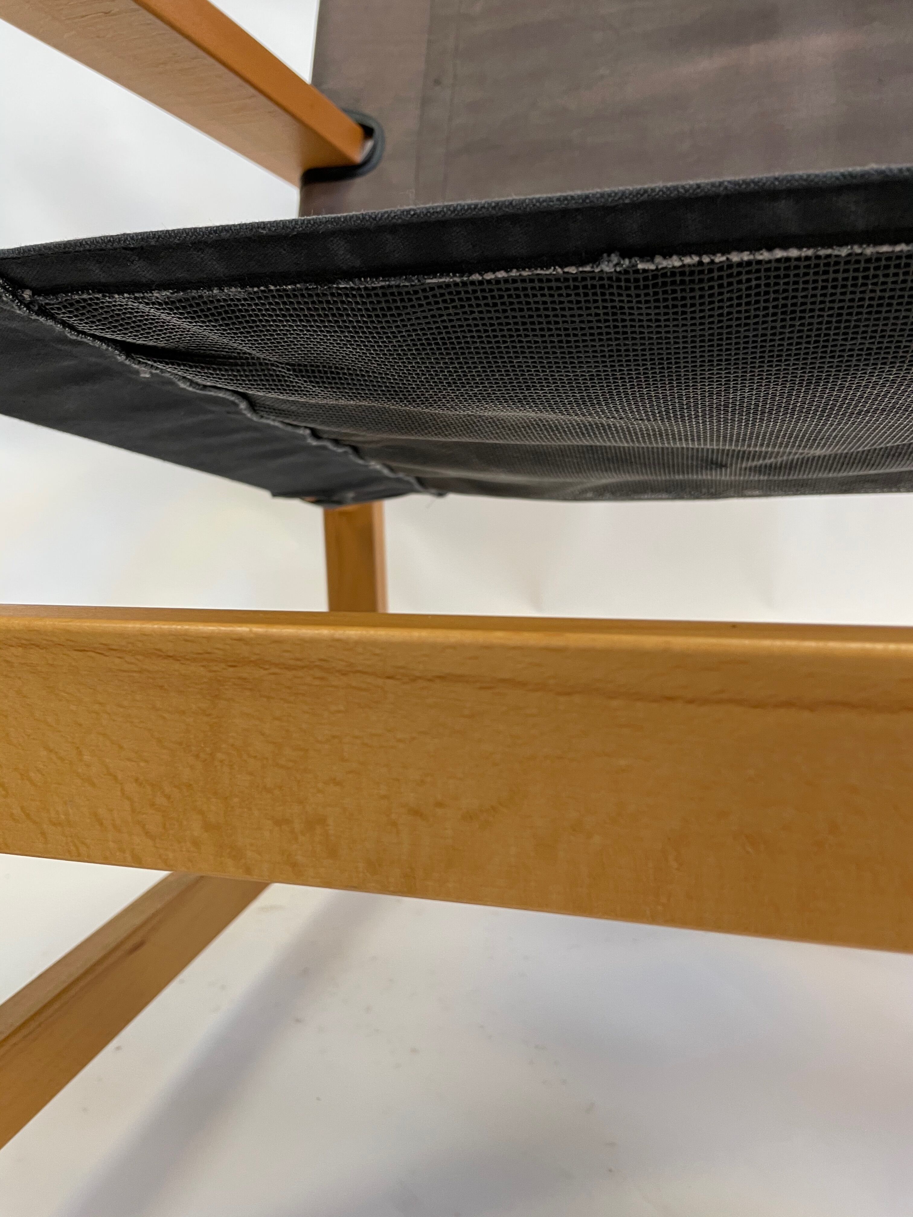 Vintage Safari Chair 1980s Hyllinge Møbler Denmark