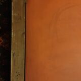 Large Louis Philippe mirror gilded with leaf. 137 x 99 cm.