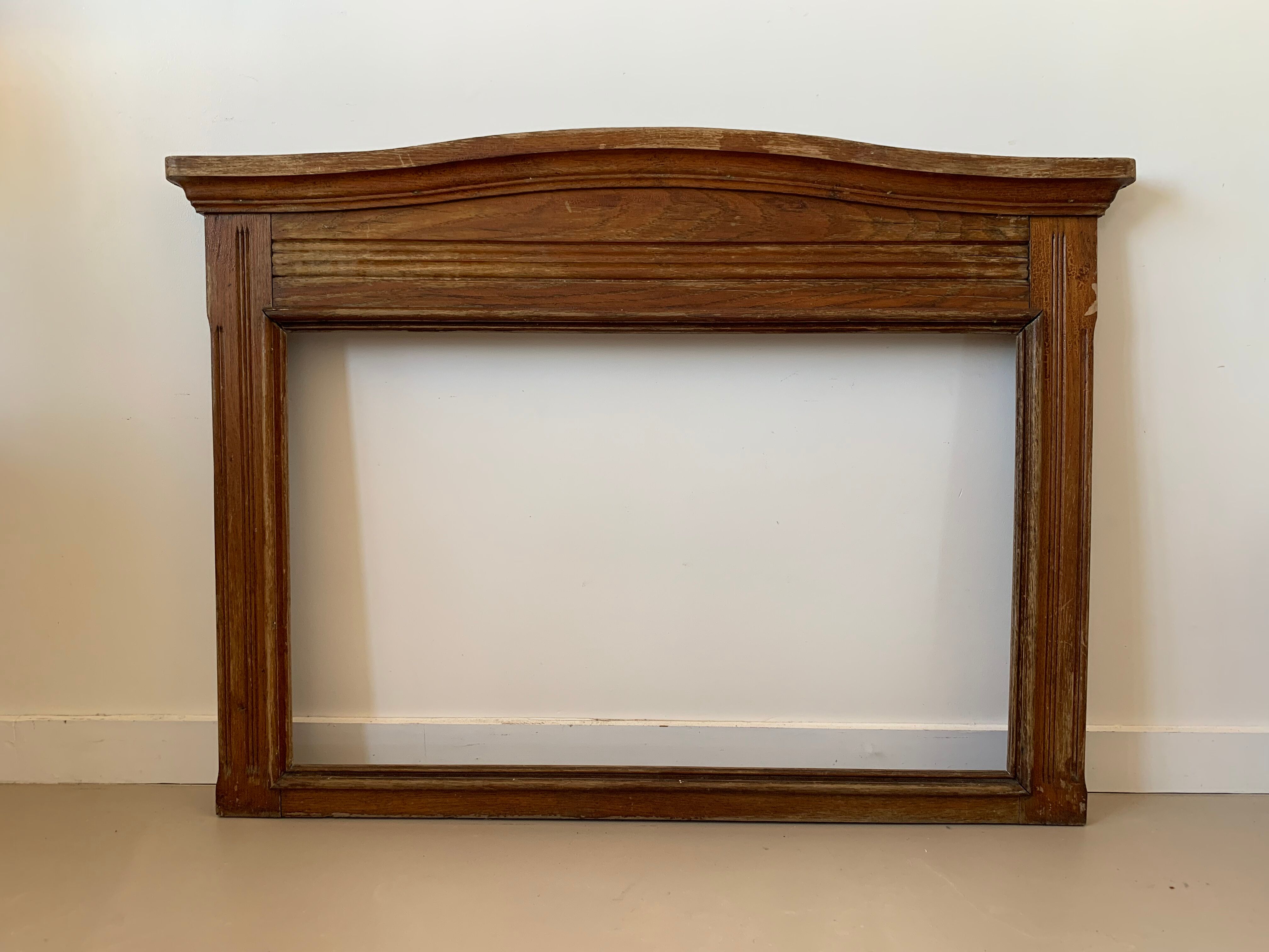 Old pedimented frame 107x78cm