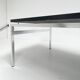 Glass coffee table by Jean René Talopp, 1970s