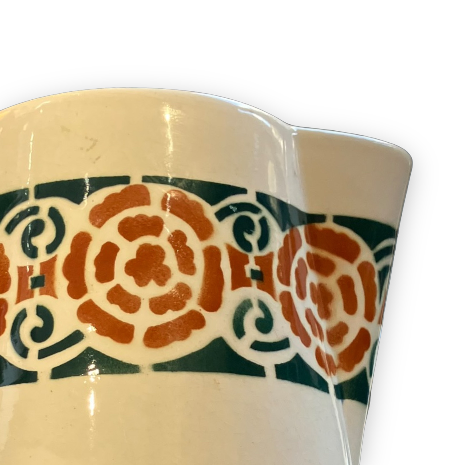 Important pitcher carafe In earthenware Rouvelle to Givors