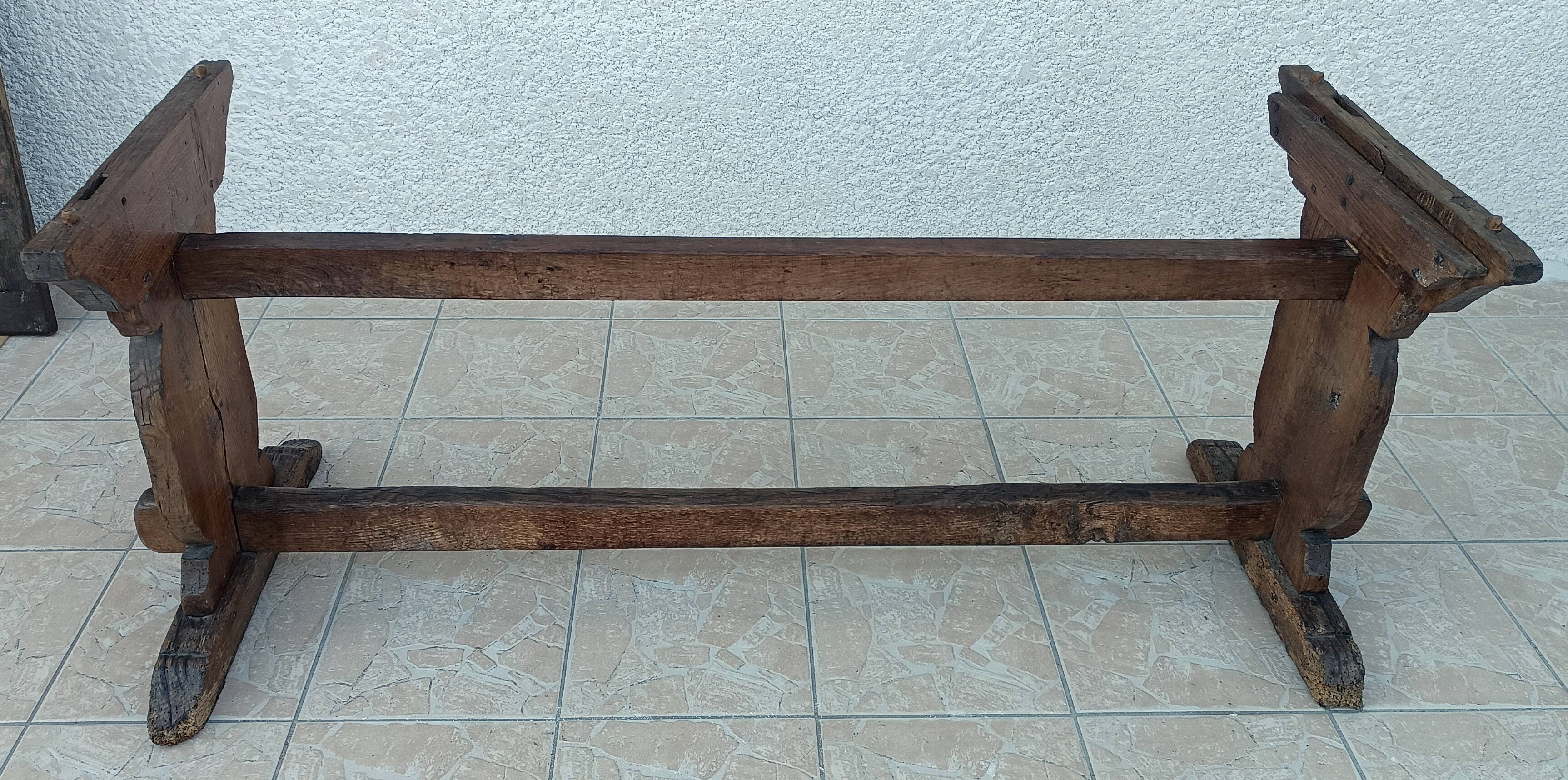 18th Century Solid Oak Monastery Table