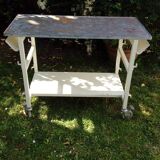 Metal table of rolling workshop