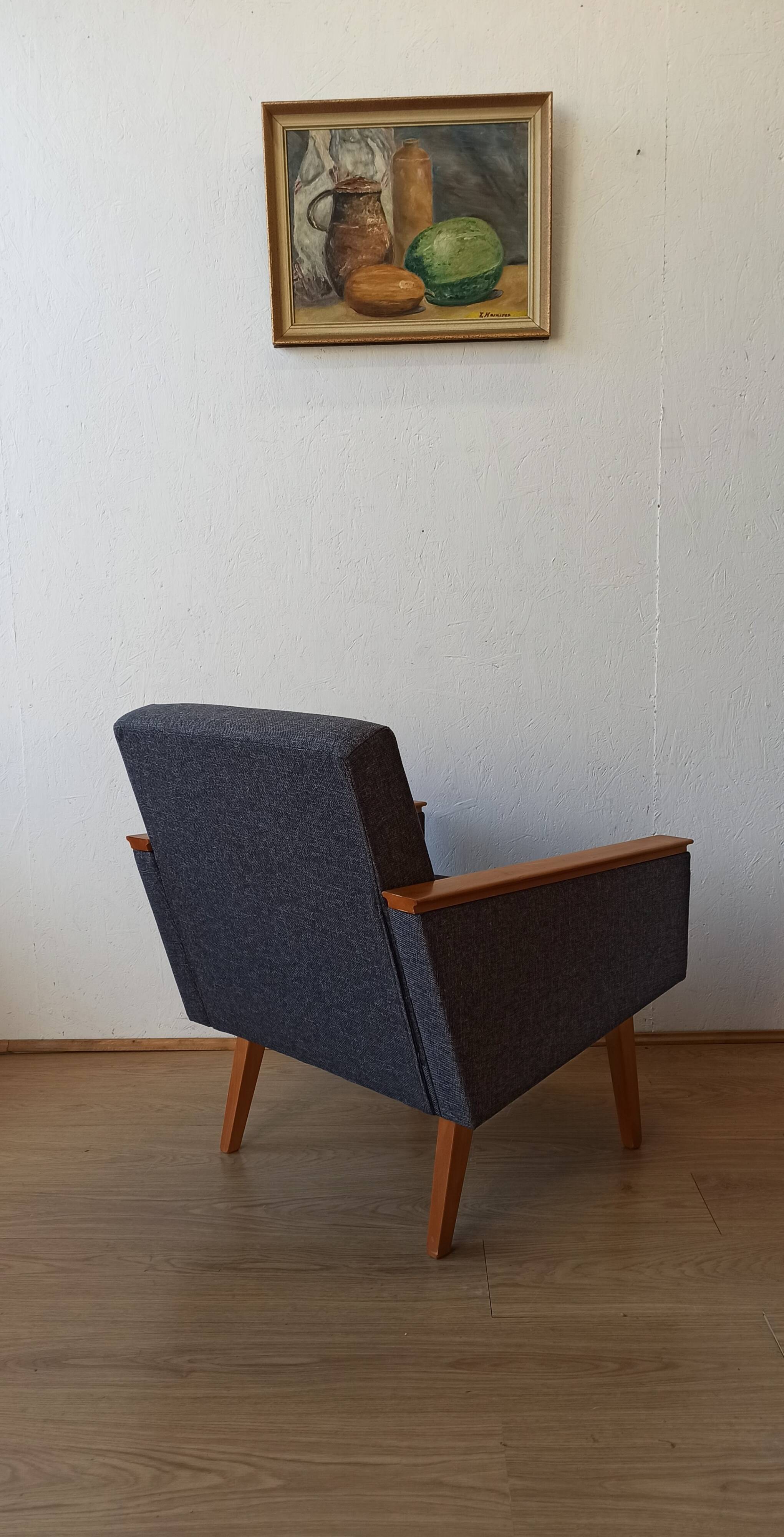 Fauteuils modernes du milieu du siècle 1970. Ensemble de 2.