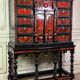 Important Antwerp cabinet in tortoiseshell, ebony and bronze, 17th century