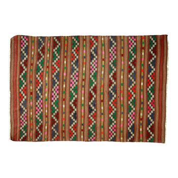 Anatolian handmade kilim rug 253 cm x 170 cm