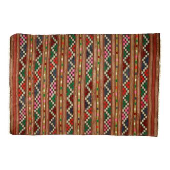 Tapis kilim artisanal d’Anatolie 253 cm x 170 cm