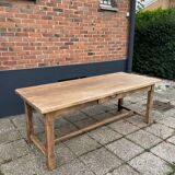 Old solid oak farm table
