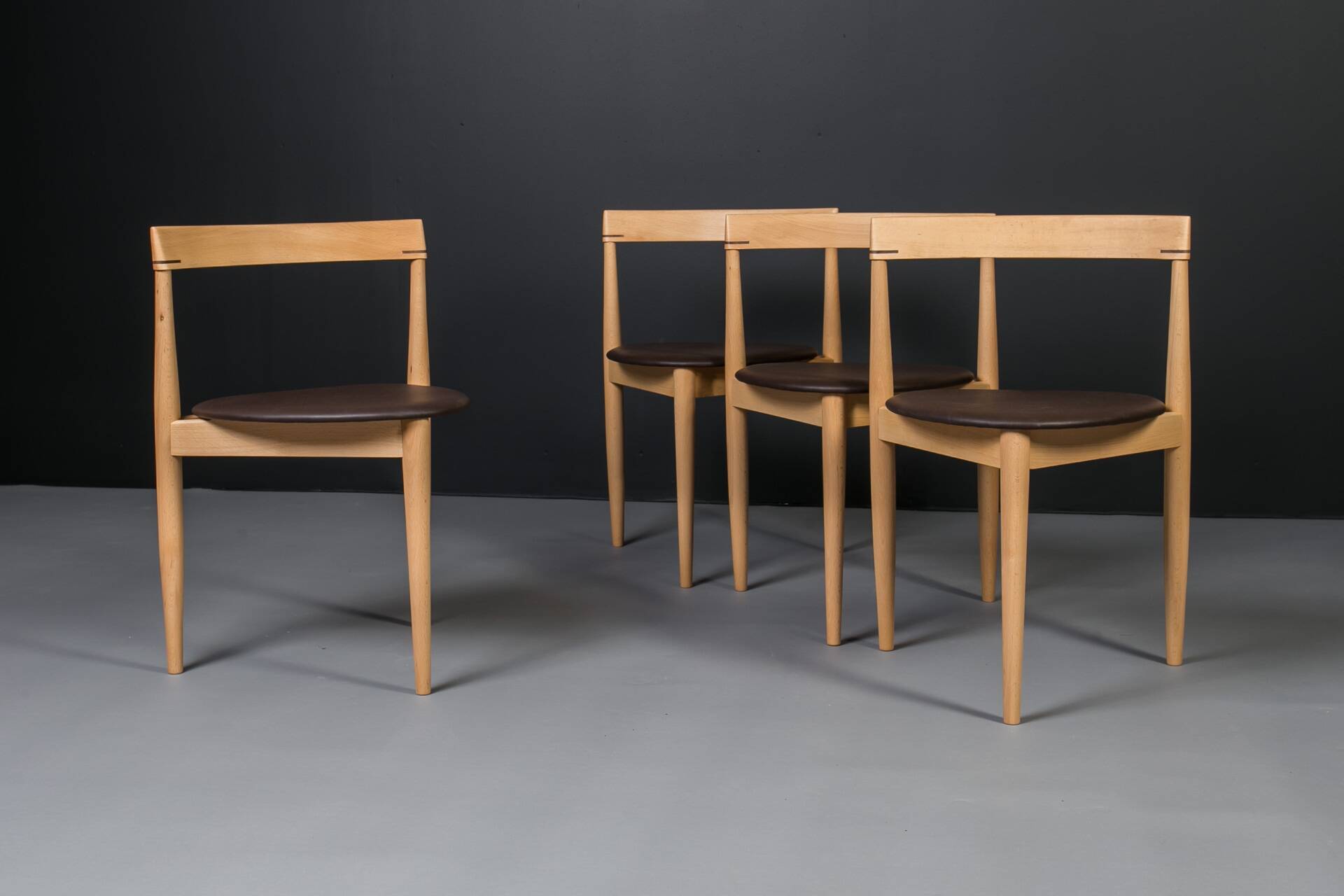 Dining Set in the Style of Hans Olsen, Danish Design, 1950s
