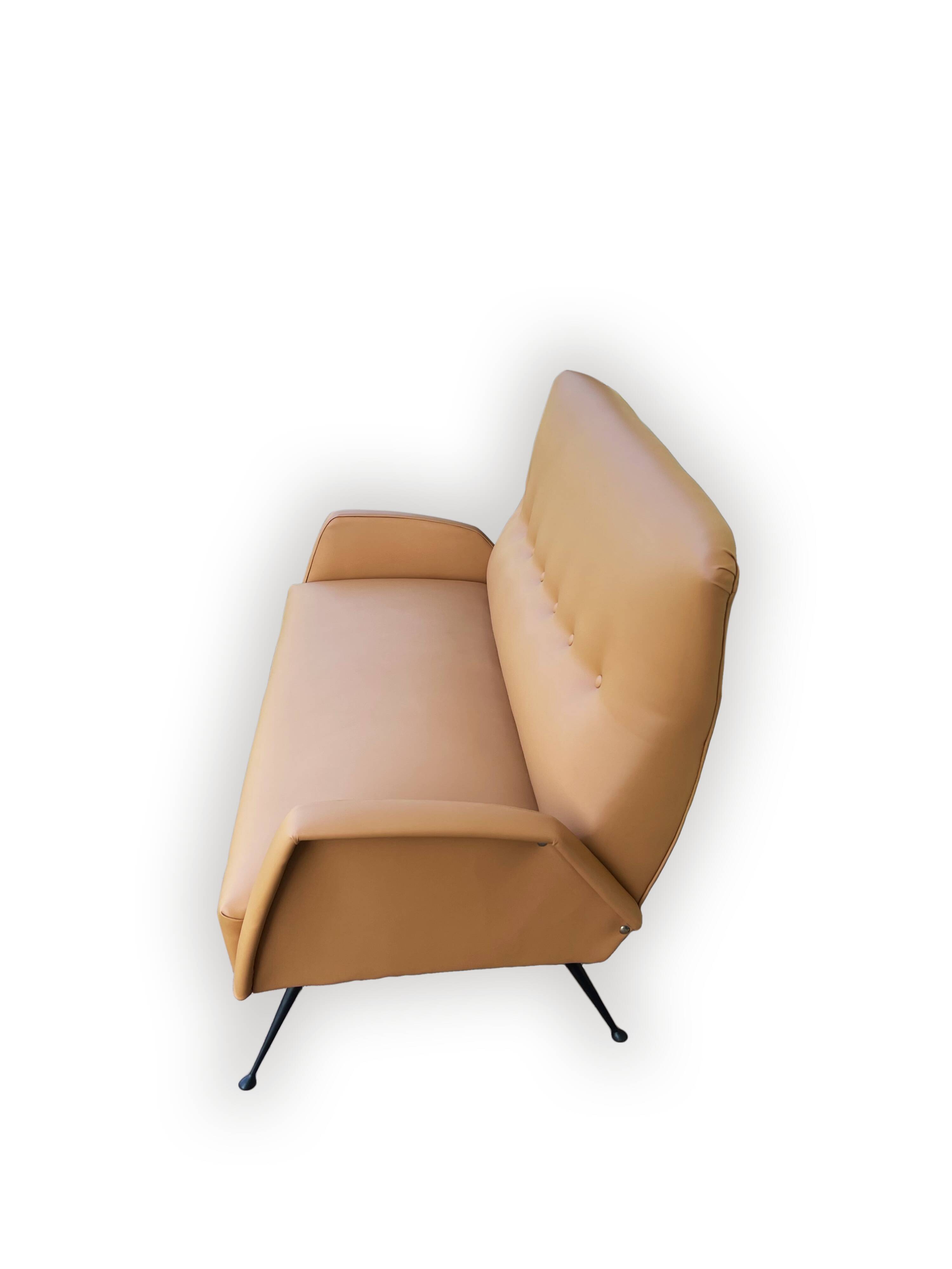 Canapé italien vintage 2 places - 1950