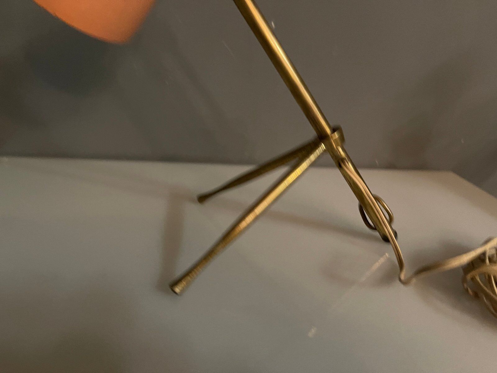Pink Bronze Table Lamps by Giuseppe Ostuni for Oluce, 1950s, Set of 2