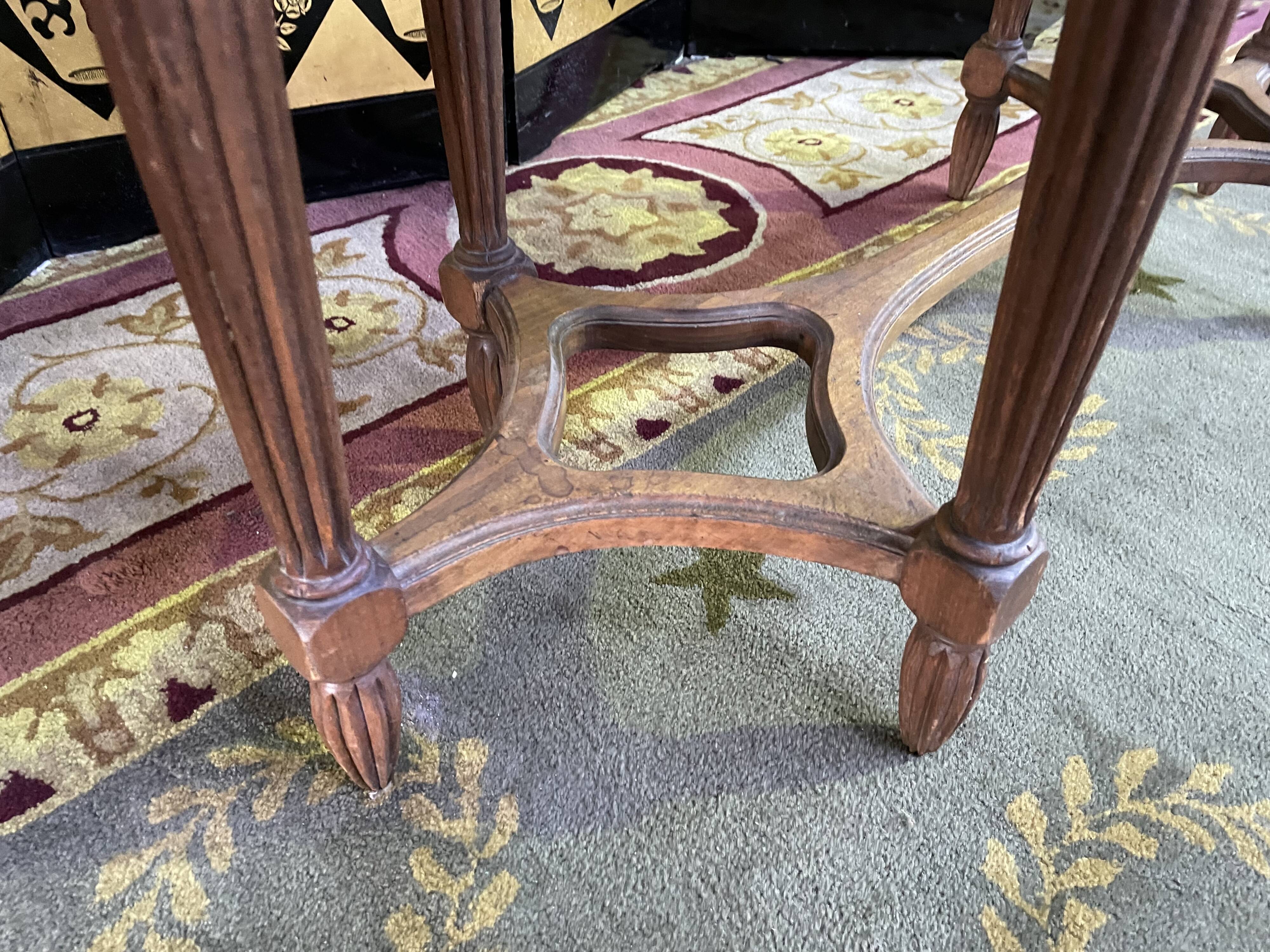 Louis XVI piano bench in cannage