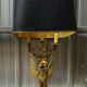Very large Empire lamp / Egyptian Revival in gilded bronze with an eagle.