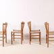 4x Jørgen Bækmark J80 Oak Dining Chair, 1967 FDB Møbler