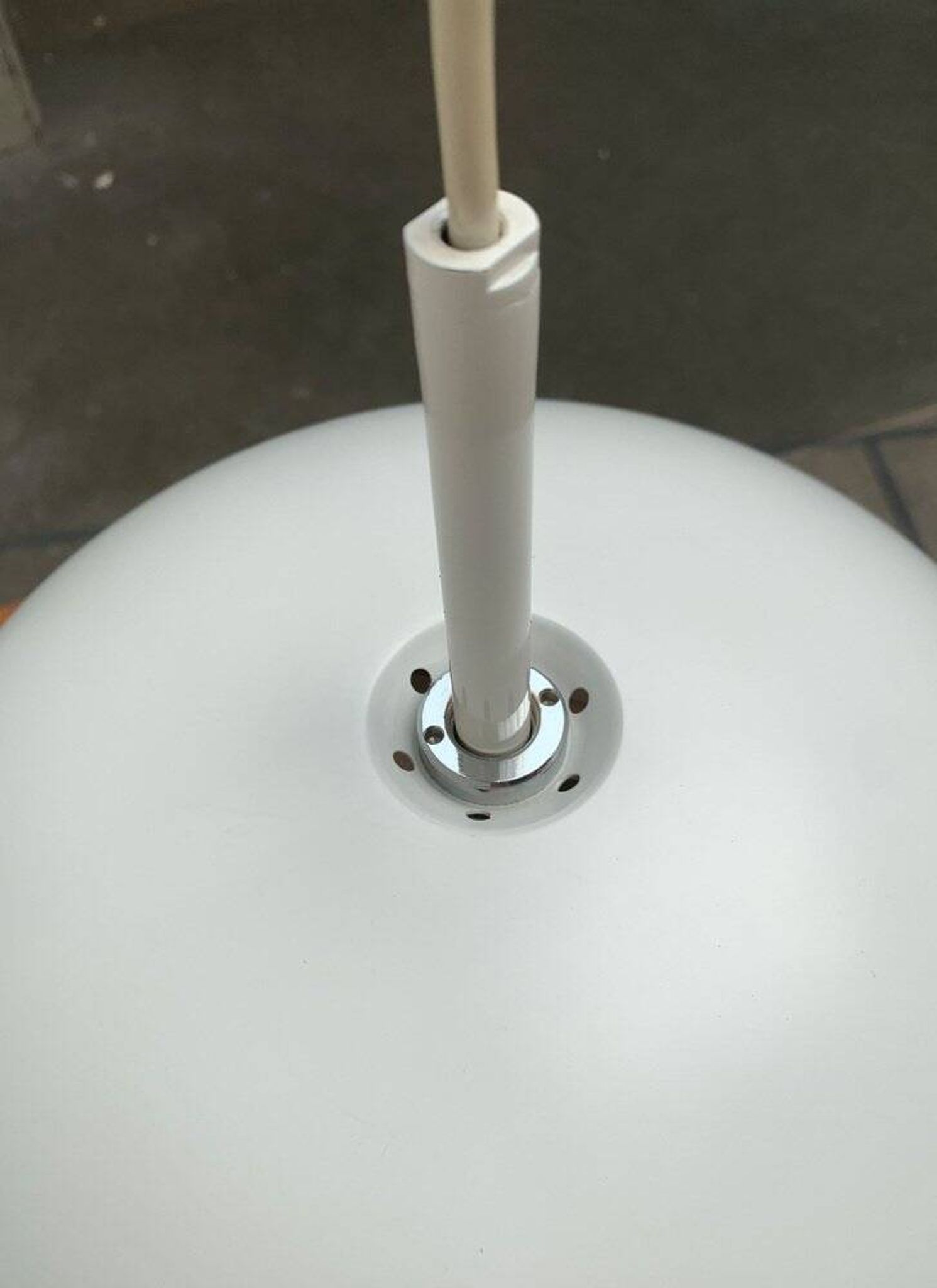 Suspension Dôme Allemande du Milieu du Siècle de Staff Leuchten
