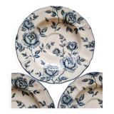 Trio of earthenware saucers