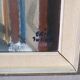 Eric Julius Svensson, Swedish Modern Composition, 1970s, Oil on Canvas, Framed