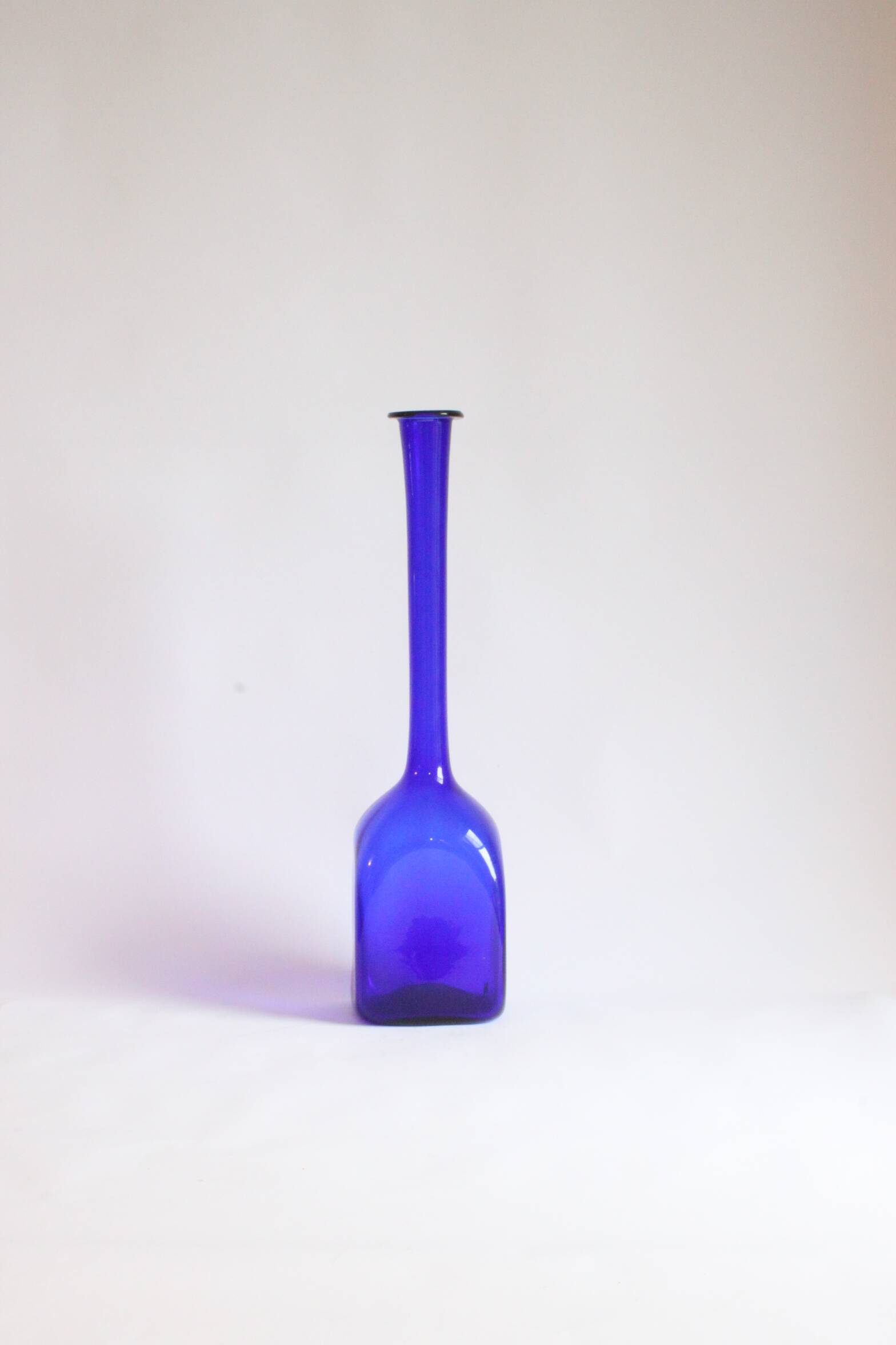 Cobalt Blue Empoli Glass Vase