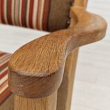 1960s, Danish design, armchair, oak wood, furniture wool.