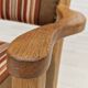 1960s, Danish design, armchair, oak wood, furniture wool.