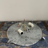 Chiseled glass ceiling lamp