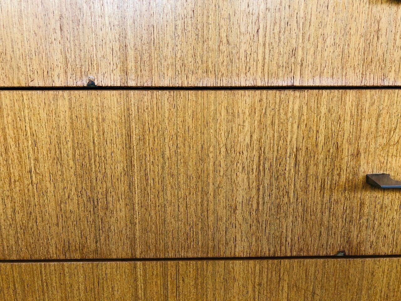 Vintage 4-drawer dresser by Capelle 70s