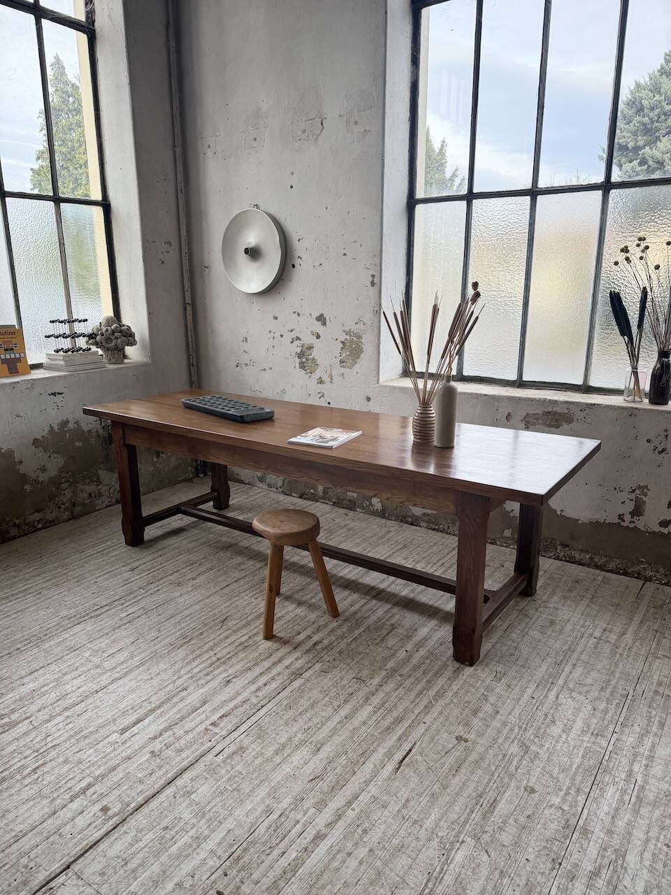 Table de ferme XL en chêne massif