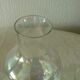 Night service in glass carafe and nacre effect glass.