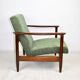 Green Olive GFM-142 Armchair by Edmund Homa, 1970s