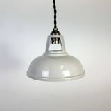 Vintage Industrial Beige Painted Ceiling Lamp, 2000s