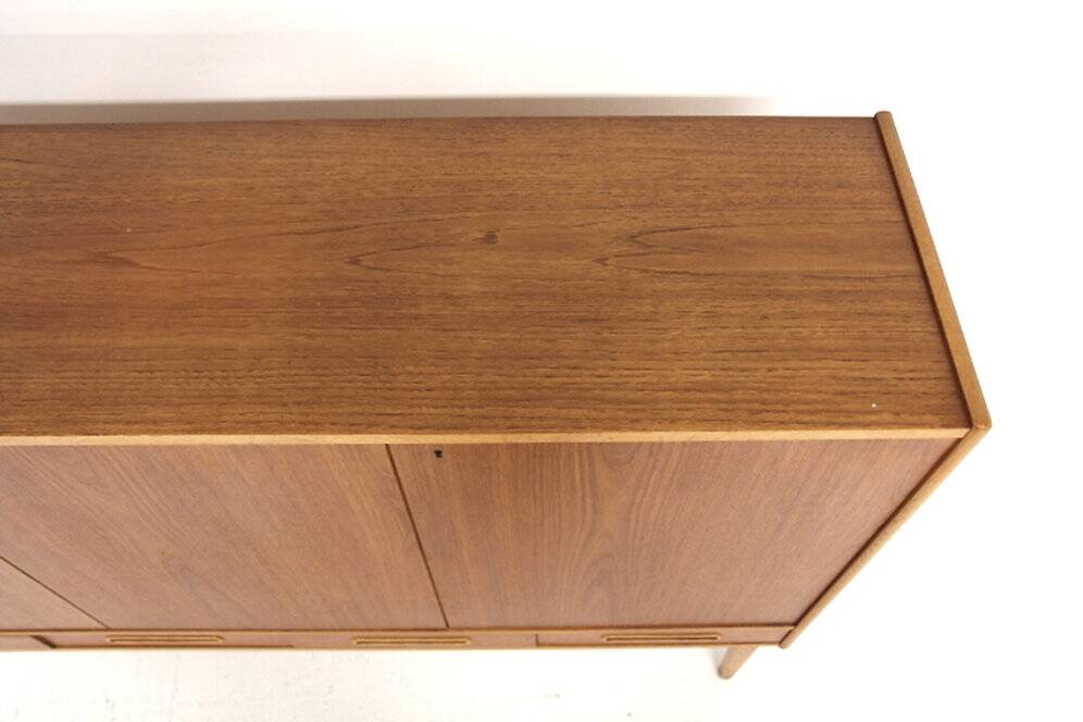 Scandinavian teak and oak sideboard, Sweden, 1950