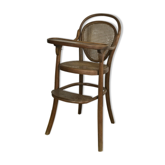 Thonet stamped high child chair