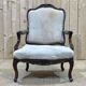Regency period armchair in 18th century walnut to be reupholstered