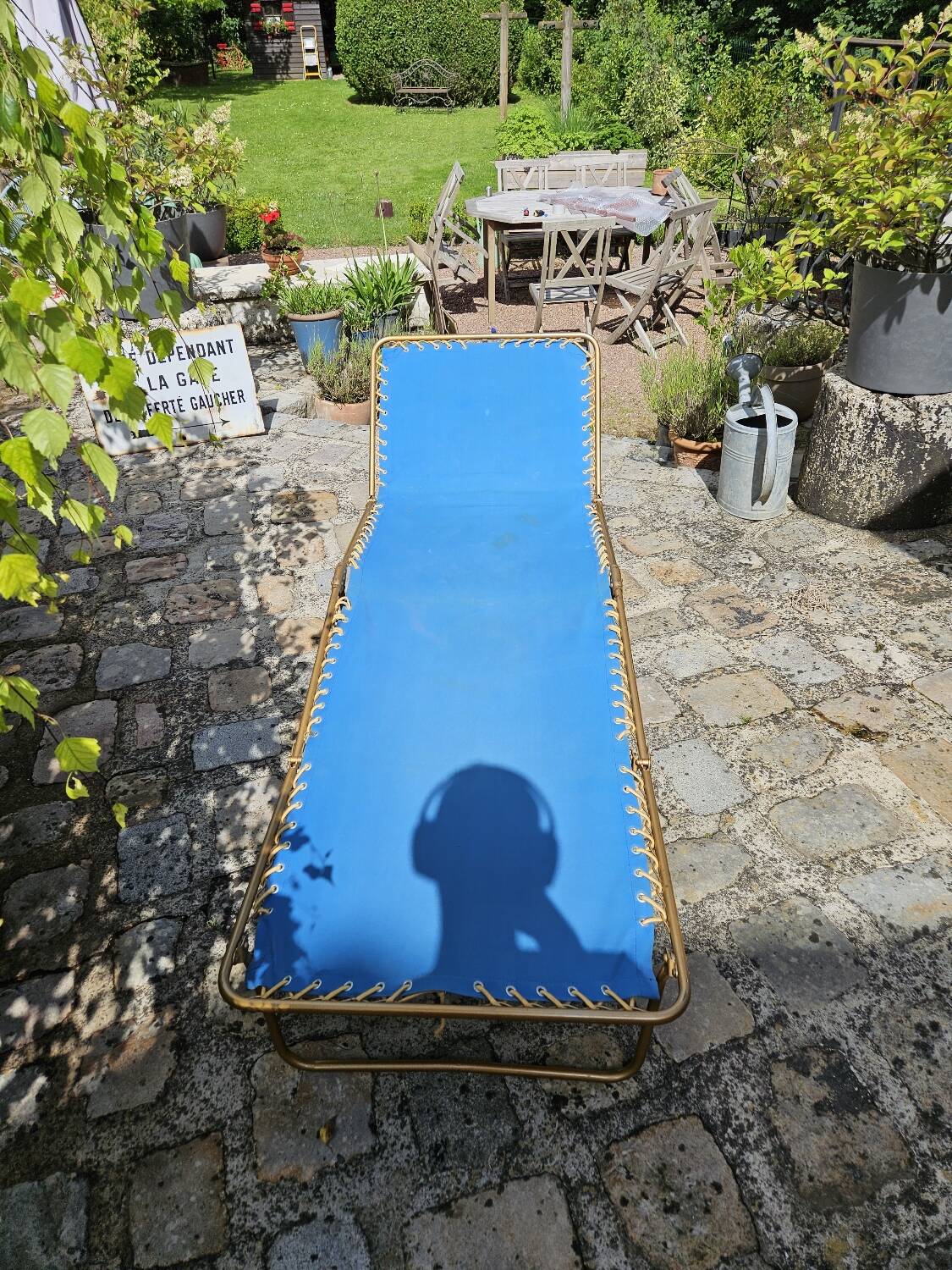 Lafuma vintage folding deckchair