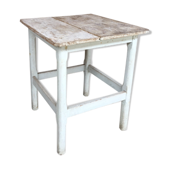 Ancienne table d'appoint patiné