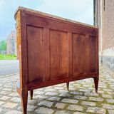 Console, Serving In Marquetry Louis XVI Style XIX Eme Century