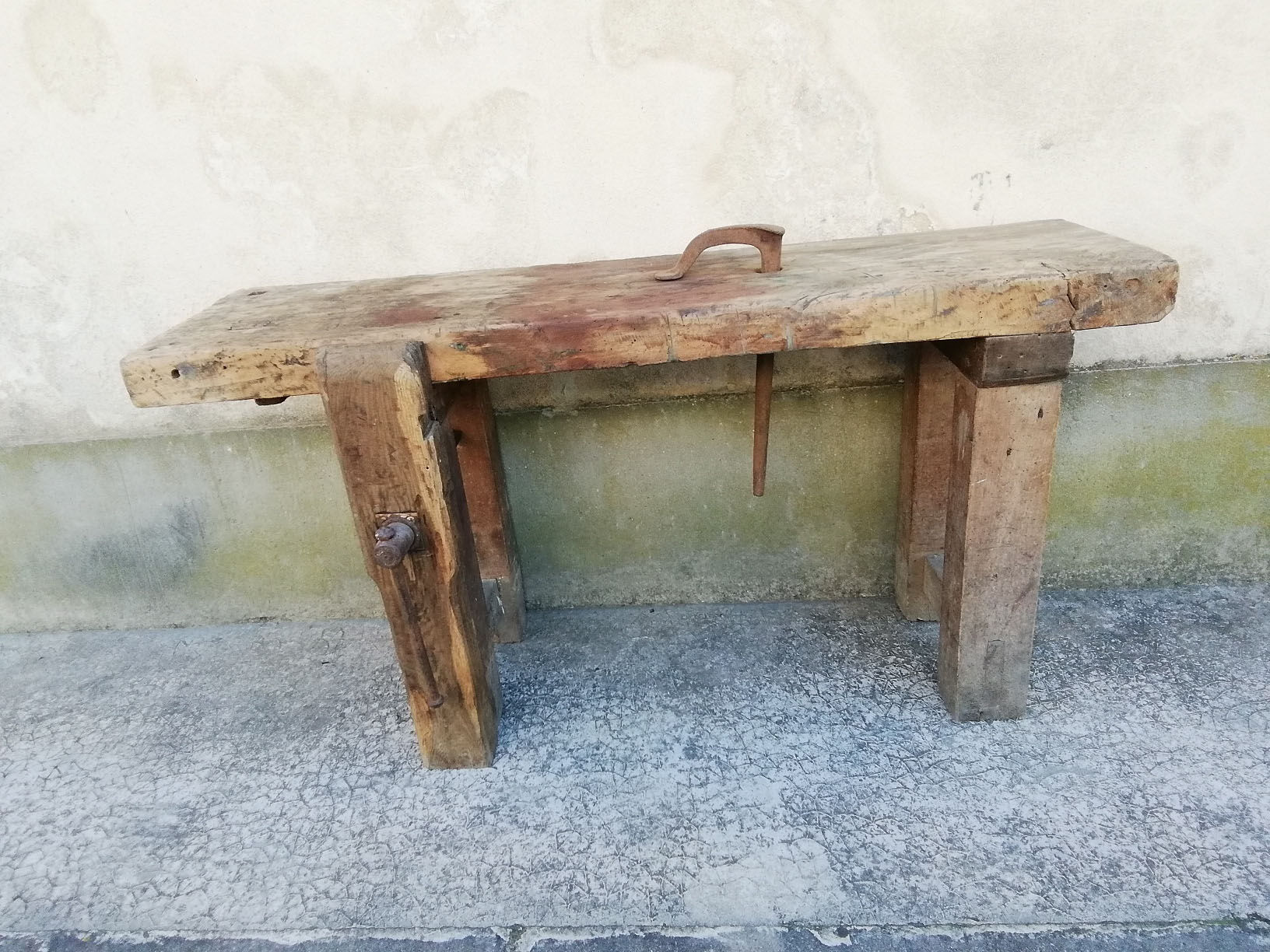 Old carpenter's workbench