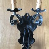 Double metal candle applique