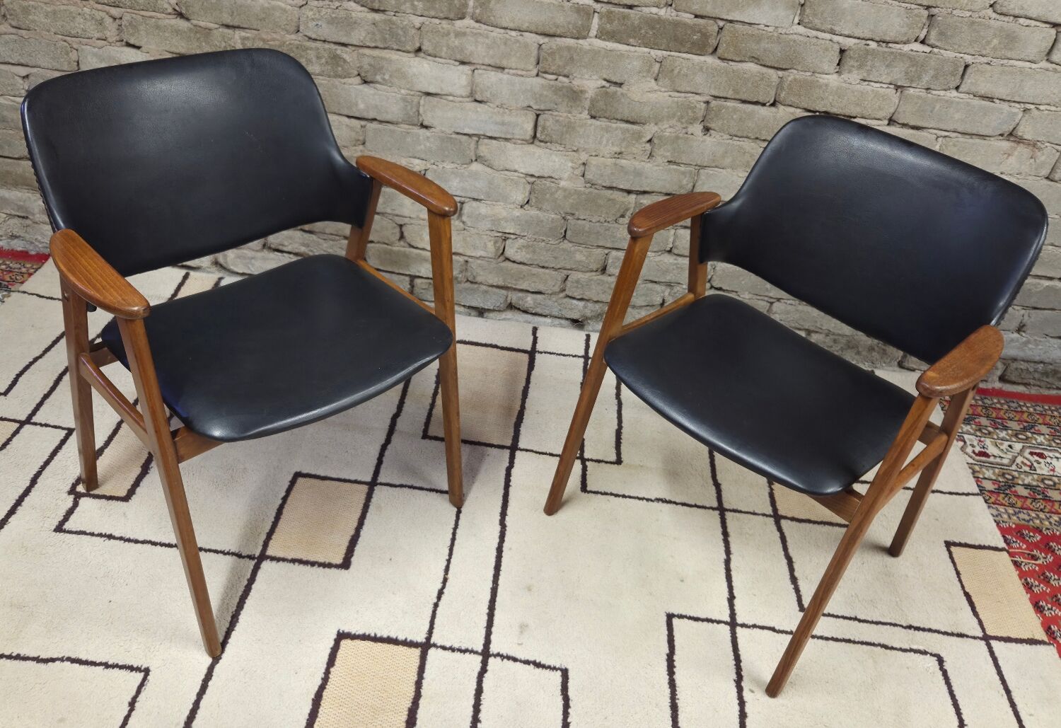 Pair of armchairs by Cees Braakman for Pastoe 1960