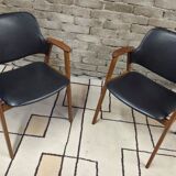 Pair of armchairs by Cees Braakman for Pastoe 1960