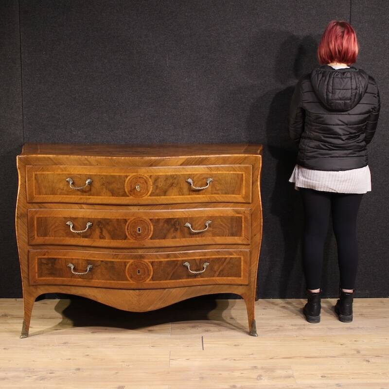 Commode néo-classique napolitaine du XVIIIe siècle de style Louis XV