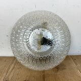Vintage Glass Wall or Ceiling Light, 1970s