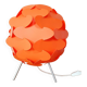 Vintage Ikea orange lamp
