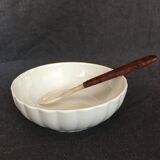 Set of 4 spoons in mother-of-pearl and rosewood