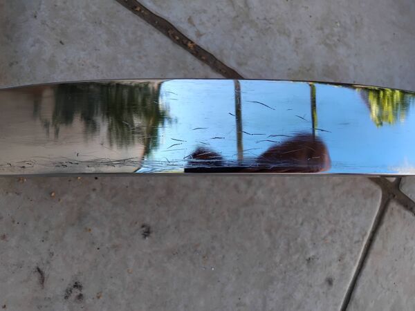 Table de salle a manger marbre carrare chrome vintage italy année 70 style